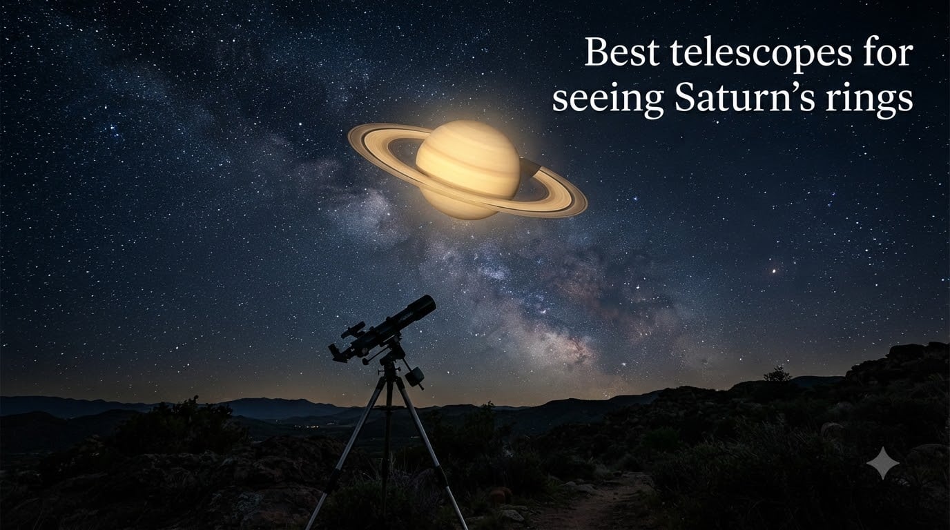 Best telescopes for seeing Saturn's rings