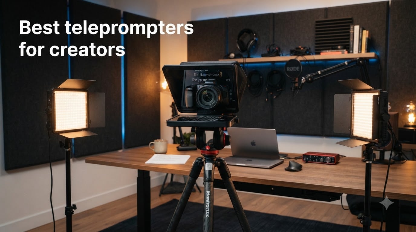 Best teleprompters for creators