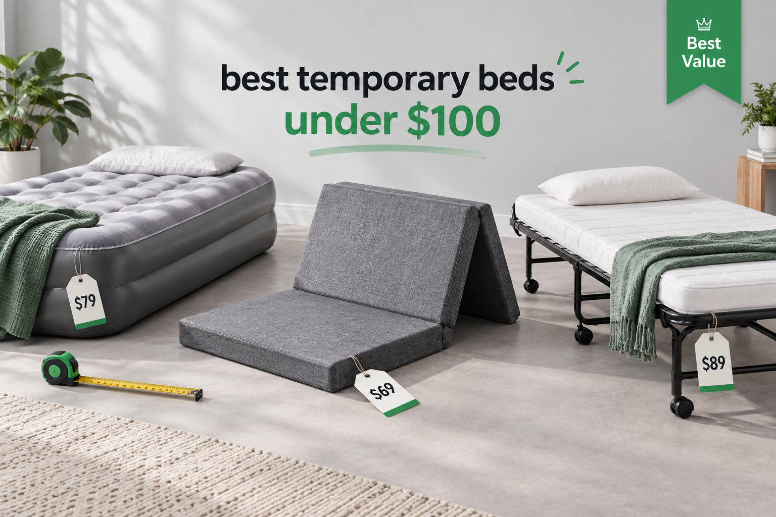 best temporary beds under $100
