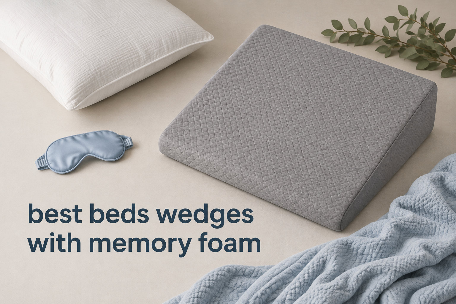 best beds wedges with memory foam