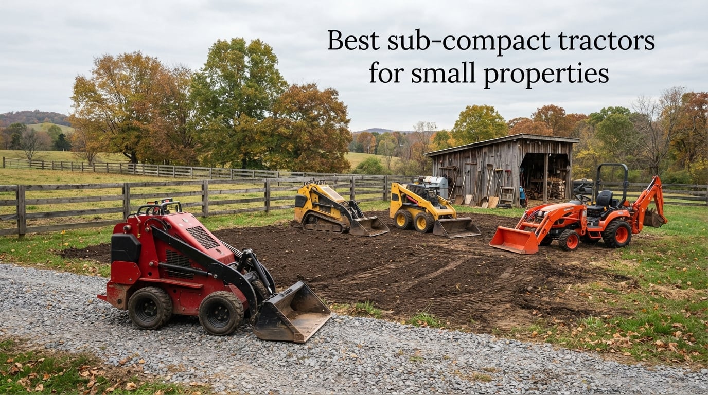 Best sub-compact tractors for small properties