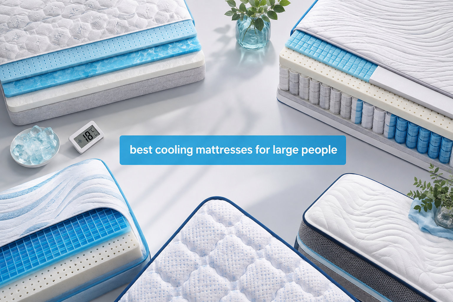 best cooling mattresses for large people