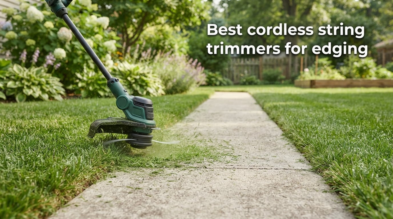 Best cordless string trimmers for edging
