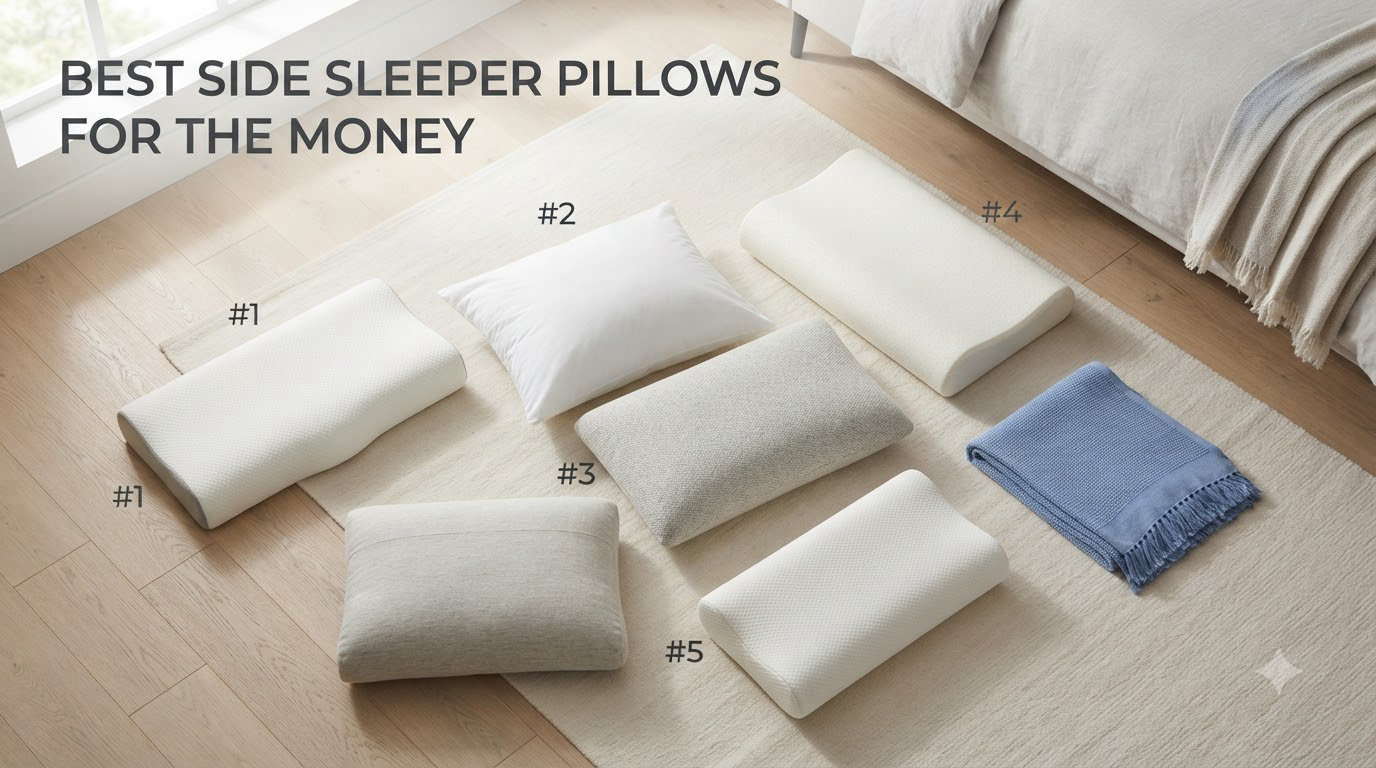 best side sleeper pillows for the money