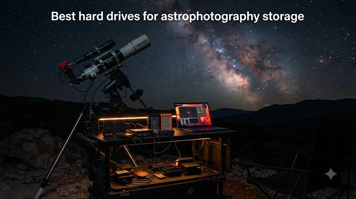 Best hard drives for astrophotography storage