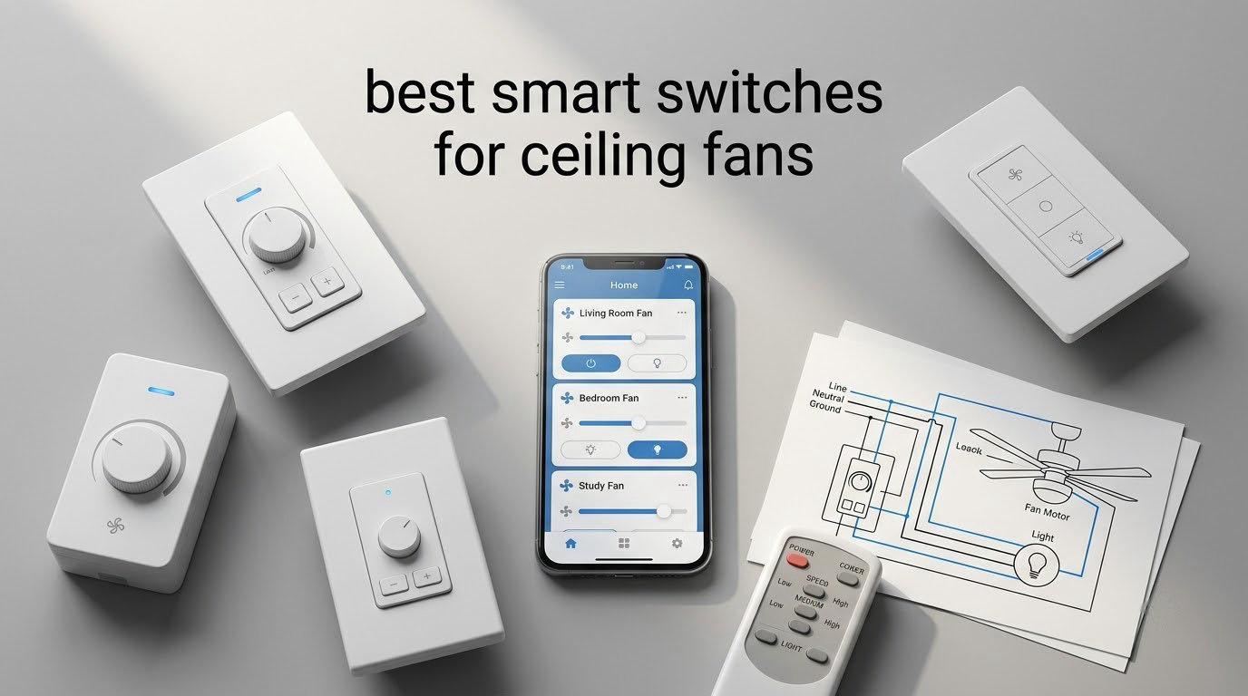 best smart switches for ceiling fans