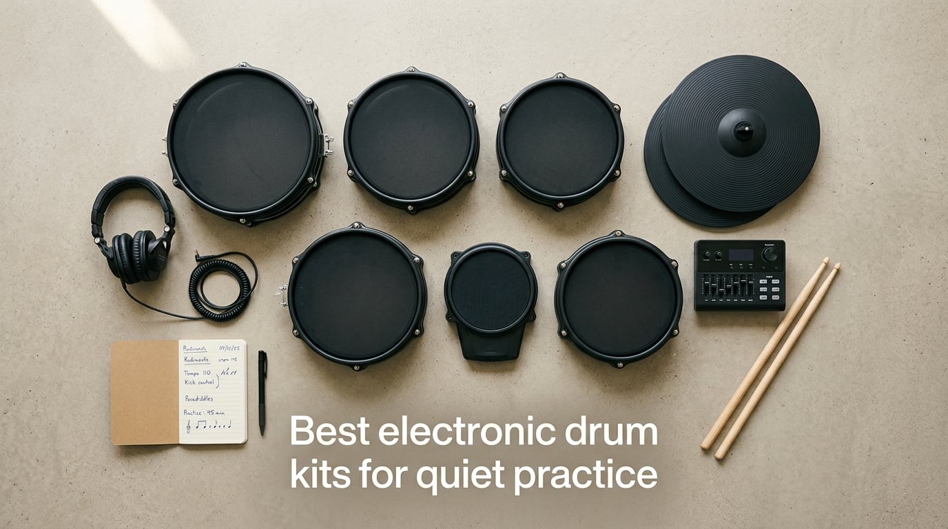 Best electronic drum kits for quiet practice