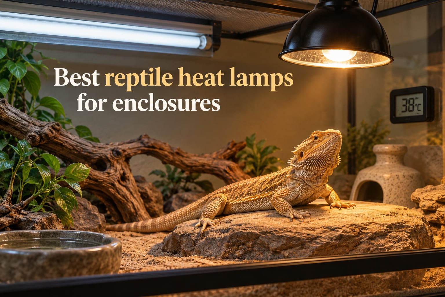 Best reptile heat lamps for enclosures