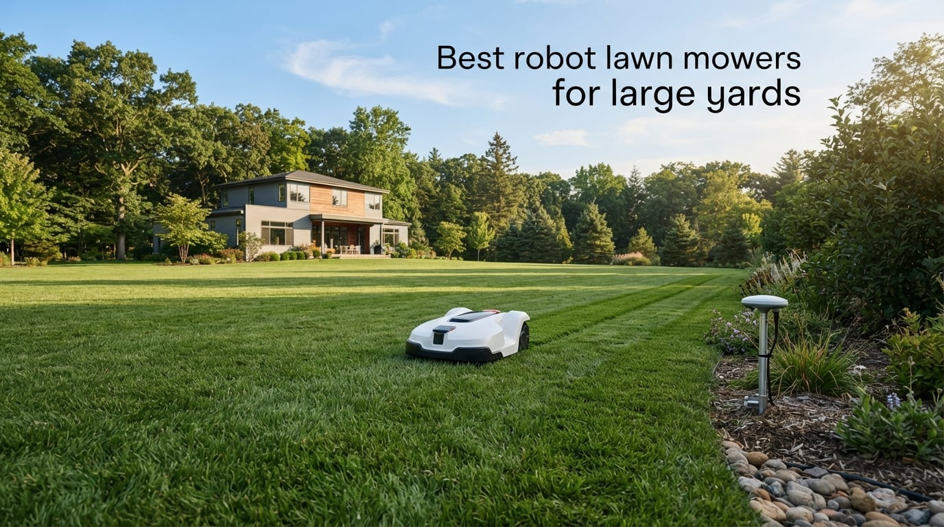 Best robot lawn mowers for large yards