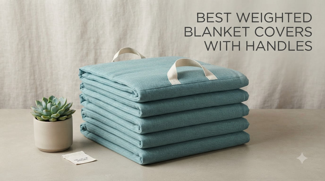 best weighted blanket covers with handles