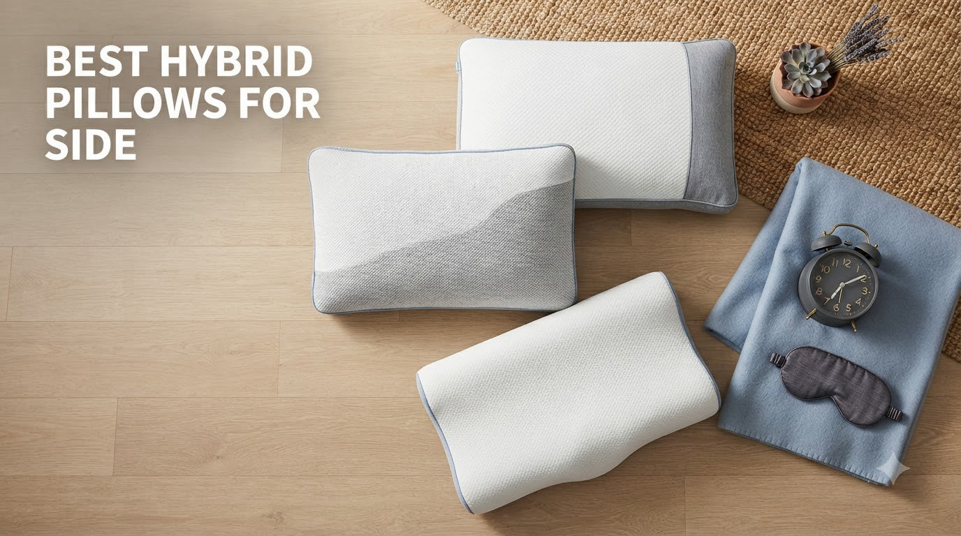 best hybrid pillows for side