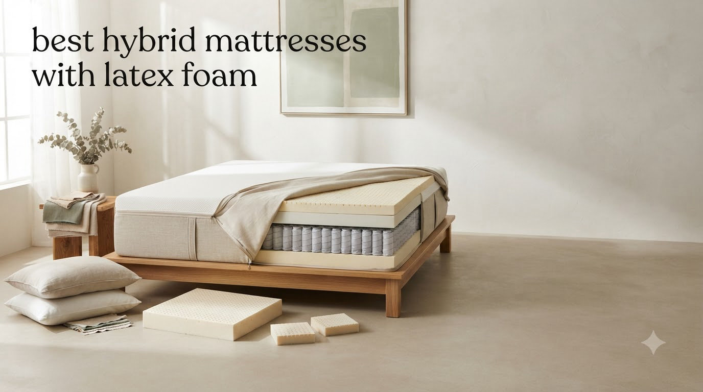 best hybrid mattresses with latex foam