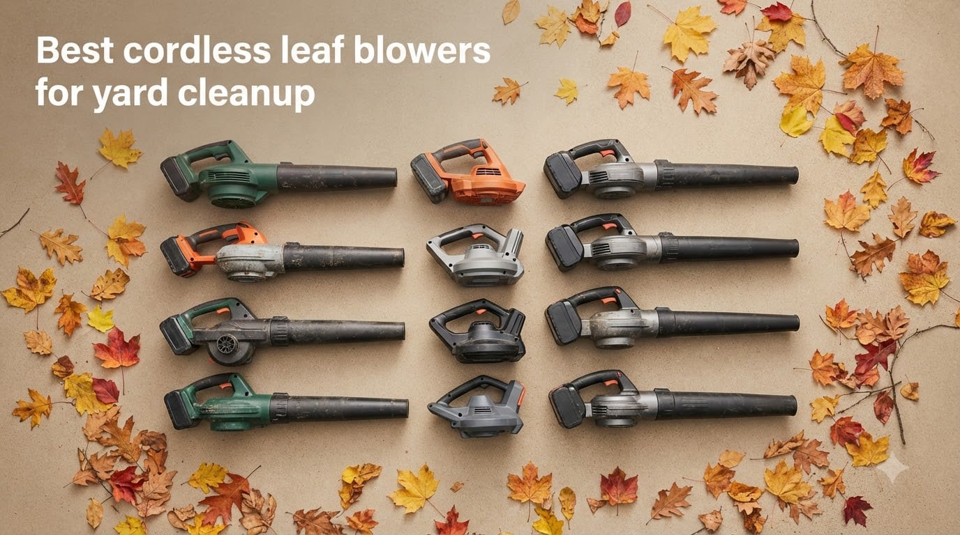 Best cordless leaf blowers for yard cleanup