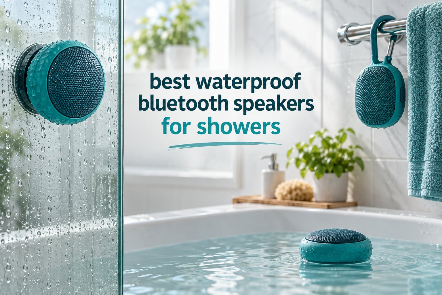 best waterproof bluetooth speakers for showers