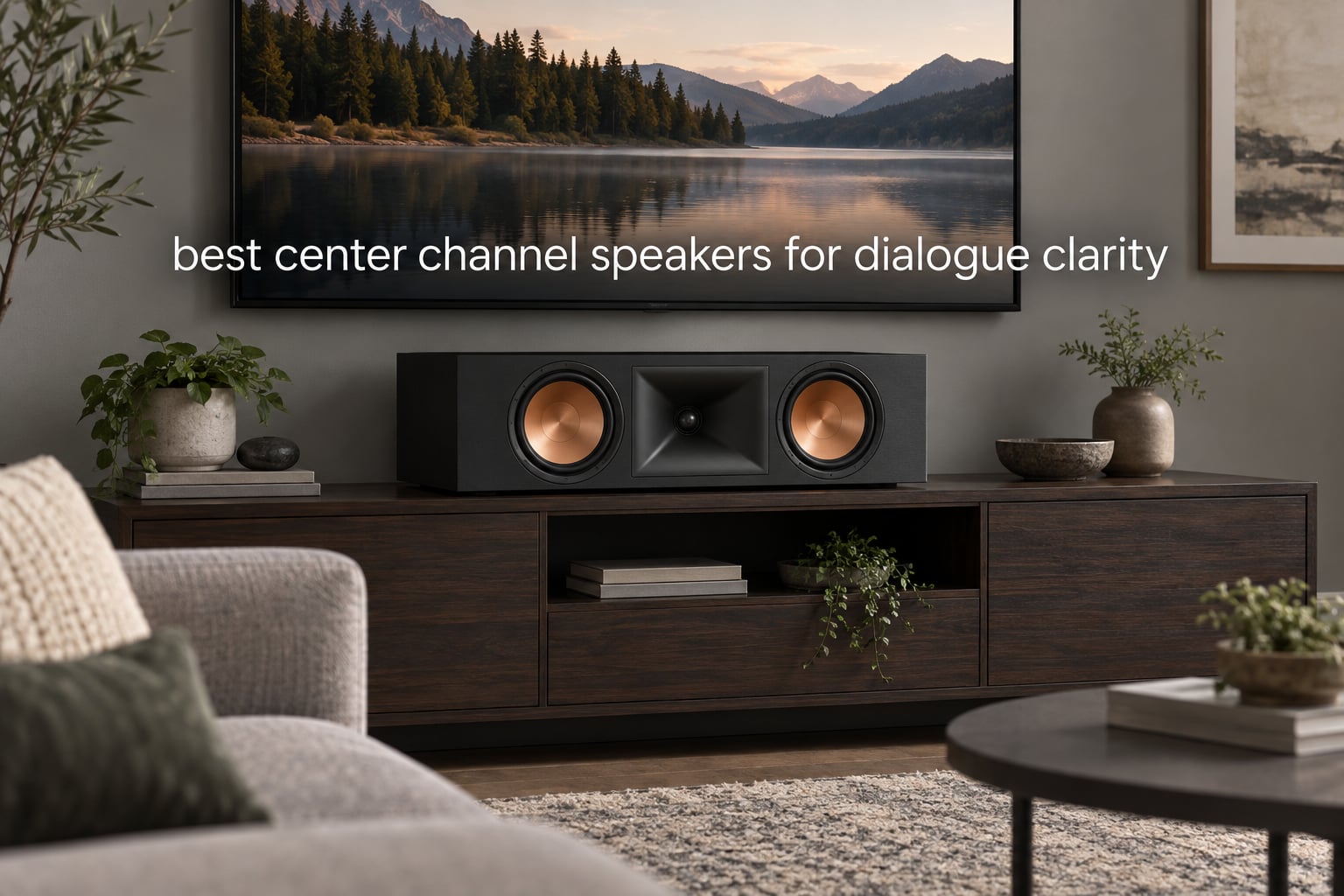 best center channel speakers for dialogue clarity