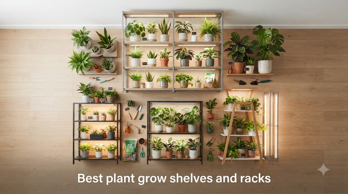 Best plant grow shelves and racks