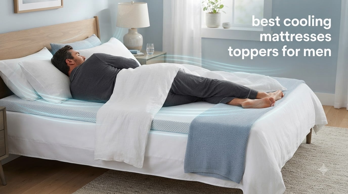 best cooling mattresses toppers for men