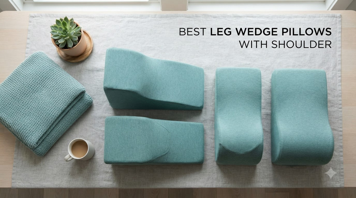 best leg wedge pillows with shoulder
