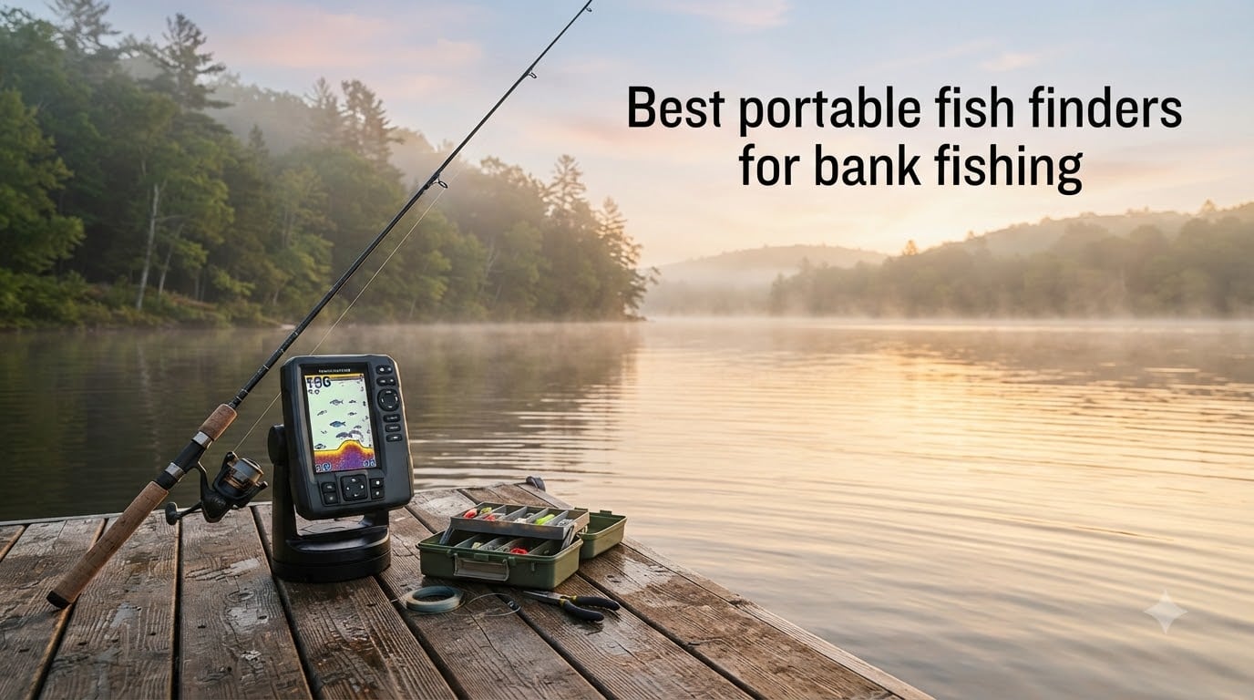Best portable fish finders for bank fishing