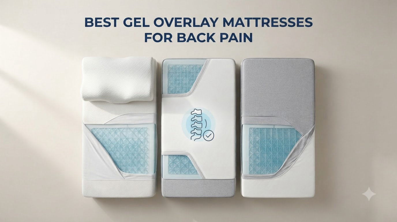 best gel overlay mattresses for back pain
