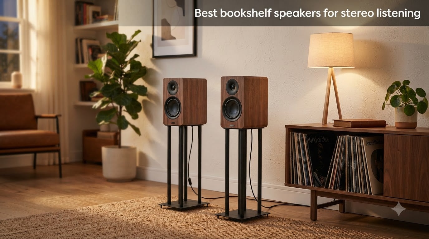 Best bookshelf speakers for stereo listening