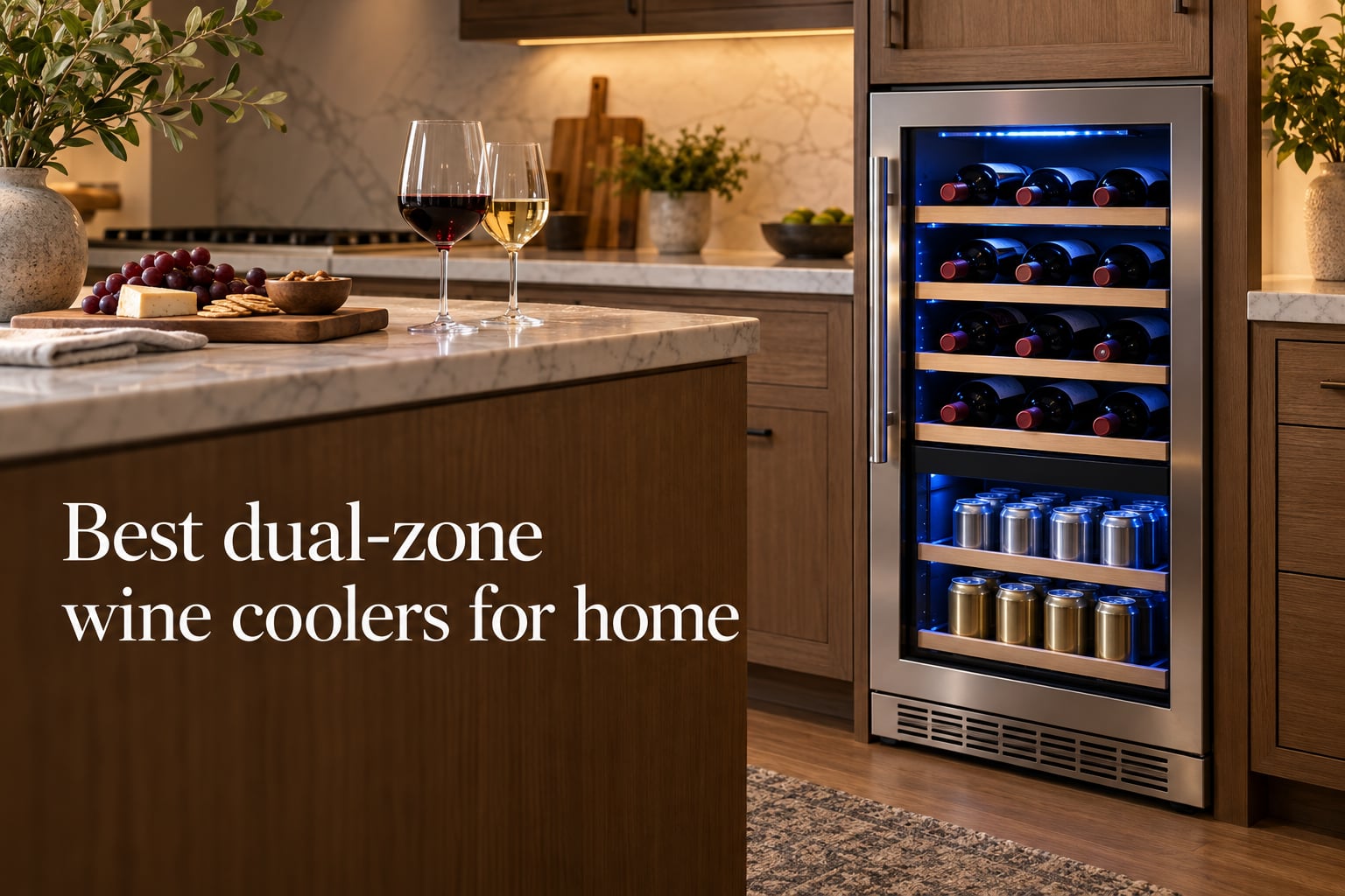 Best dual-zone wine coolers for home