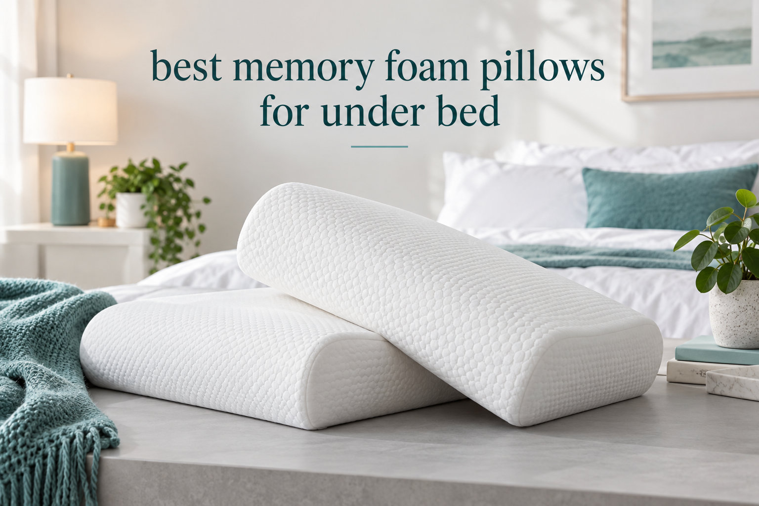 best memory foam pillows for under bed
