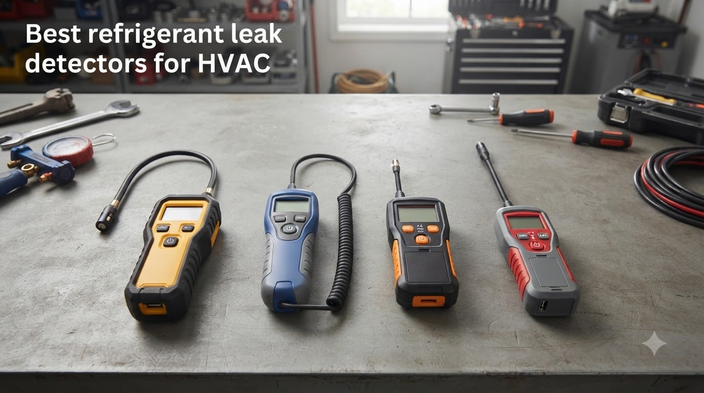 Best refrigerant leak detectors for HVAC