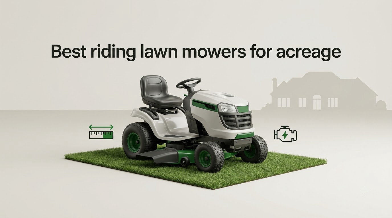 Best riding lawn mowers for acreage