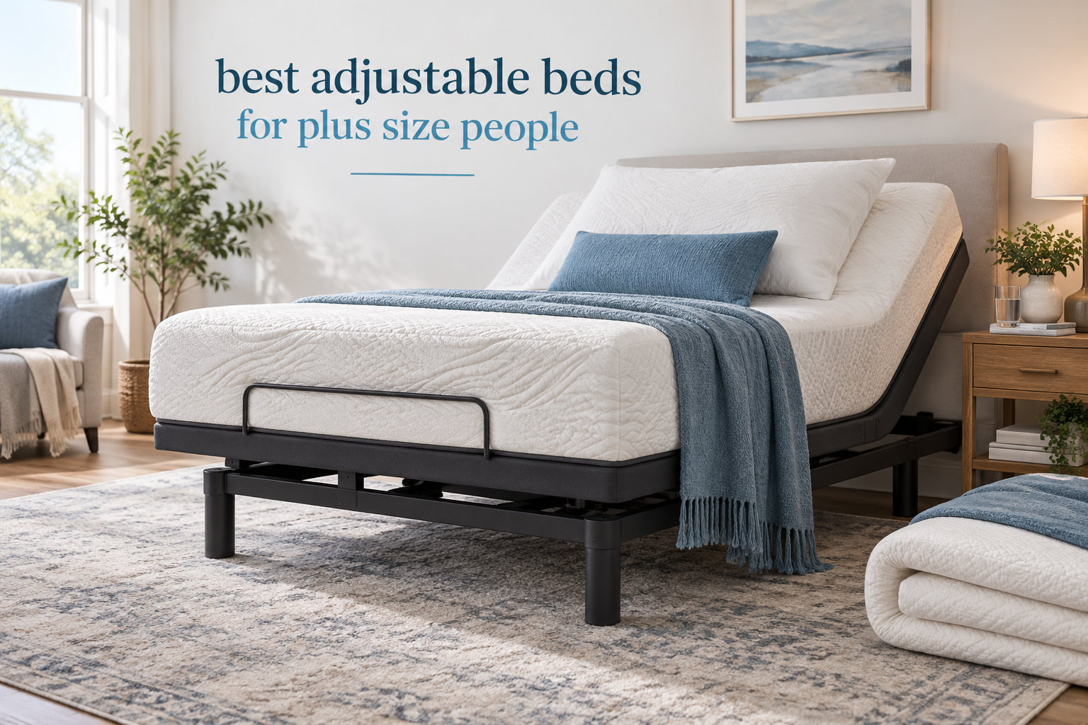best adjustable beds for plus size people