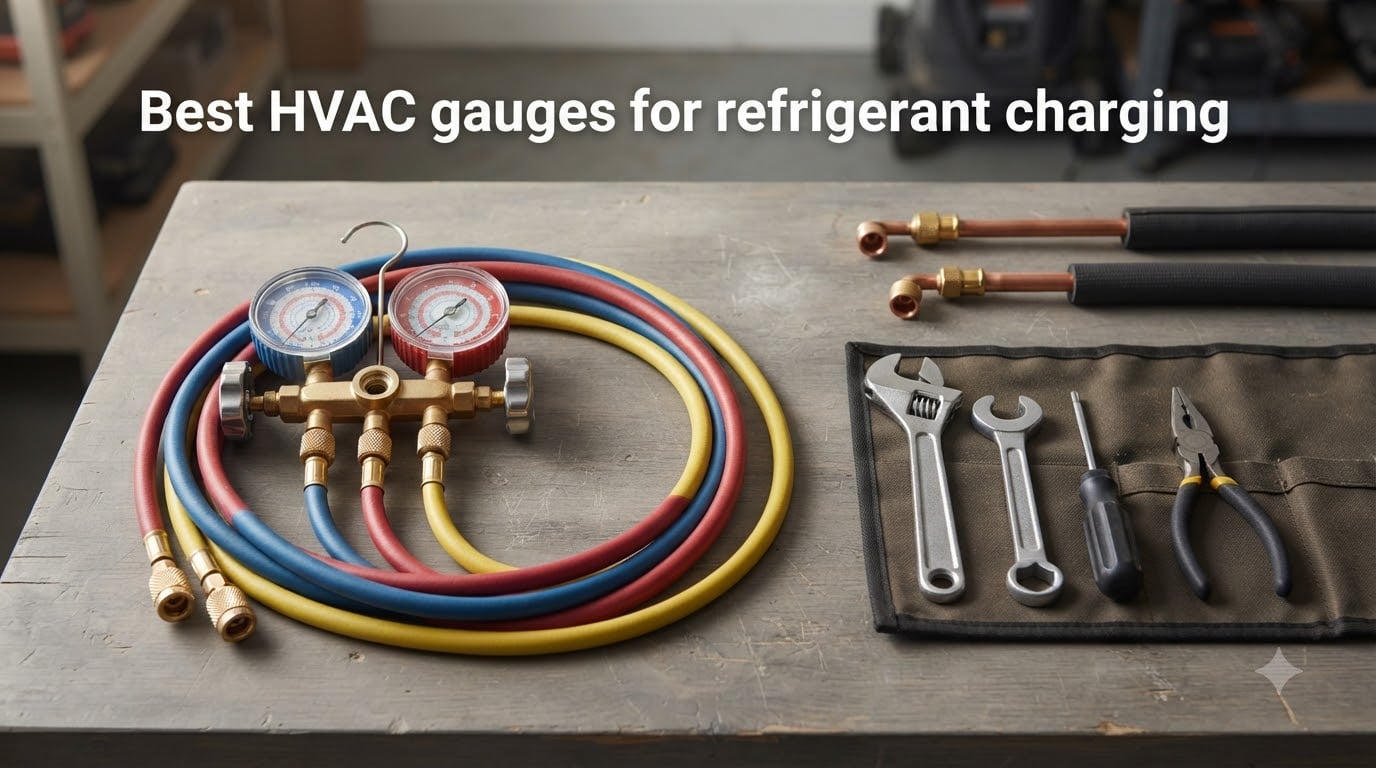Best HVAC gauges for refrigerant charging