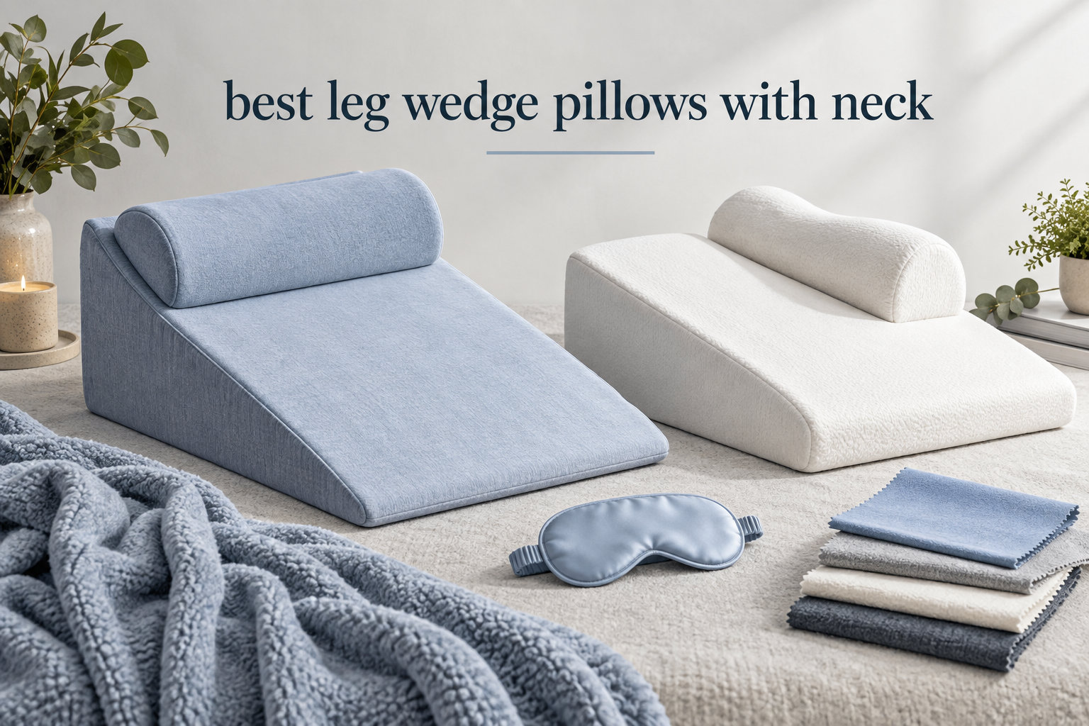 best leg wedge pillows with neck