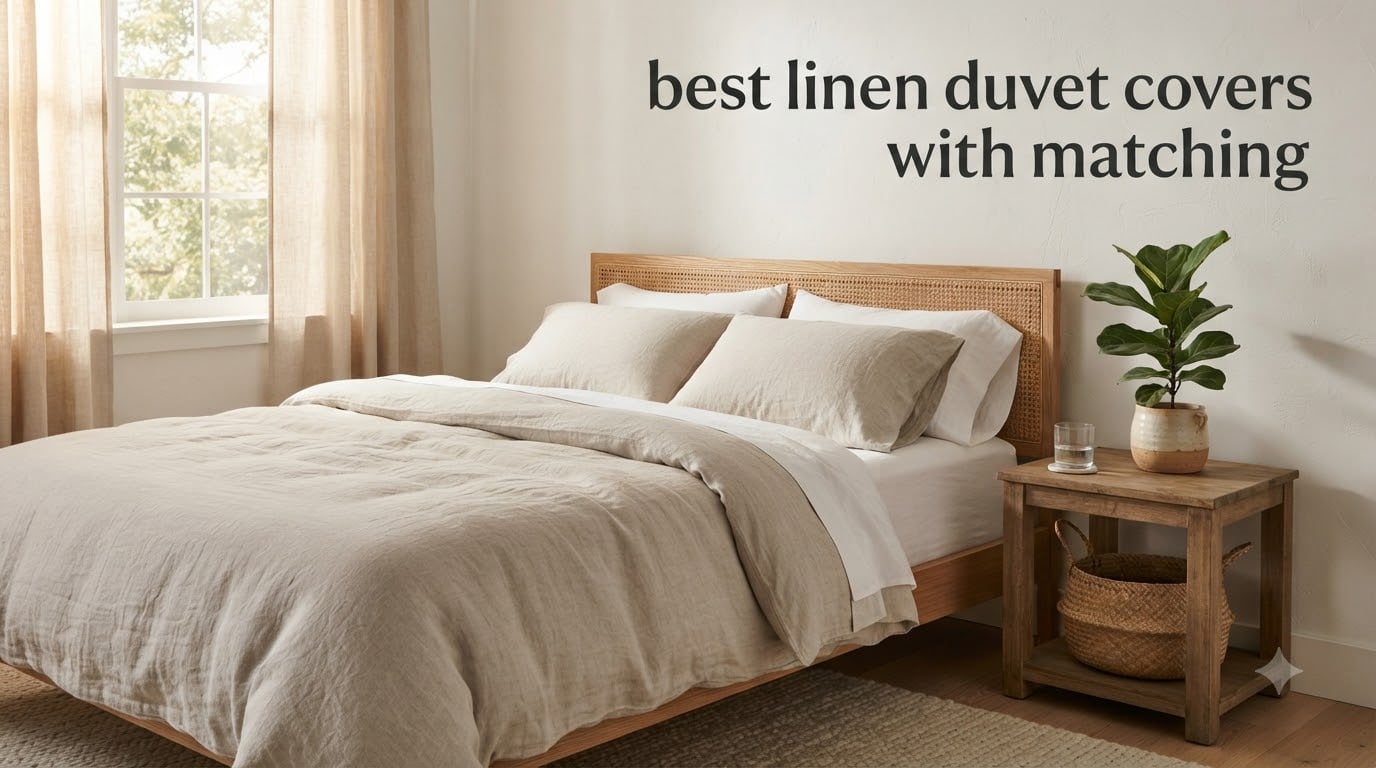 best linen duvet covers with matching