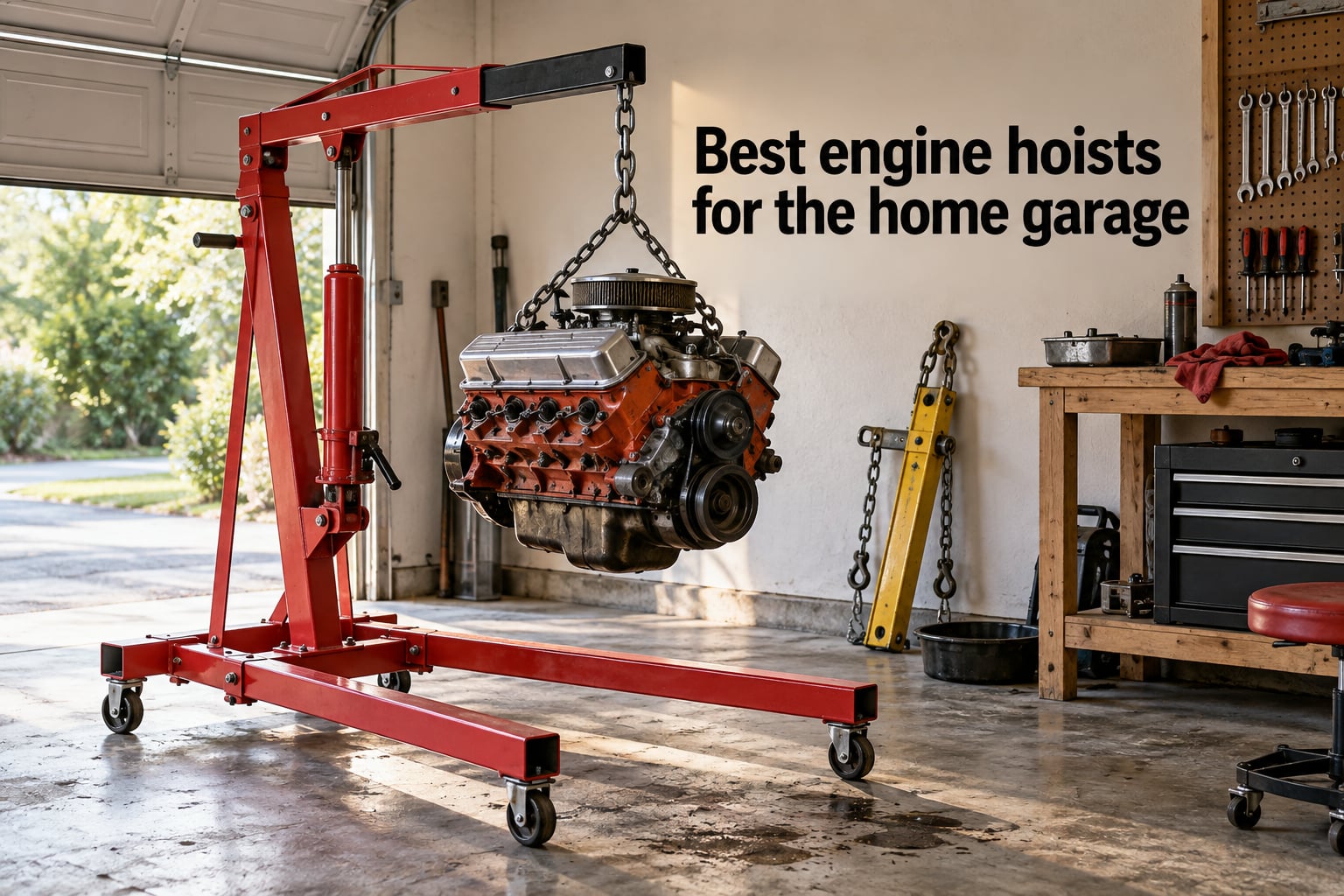 Best engine hoists for the home garage
