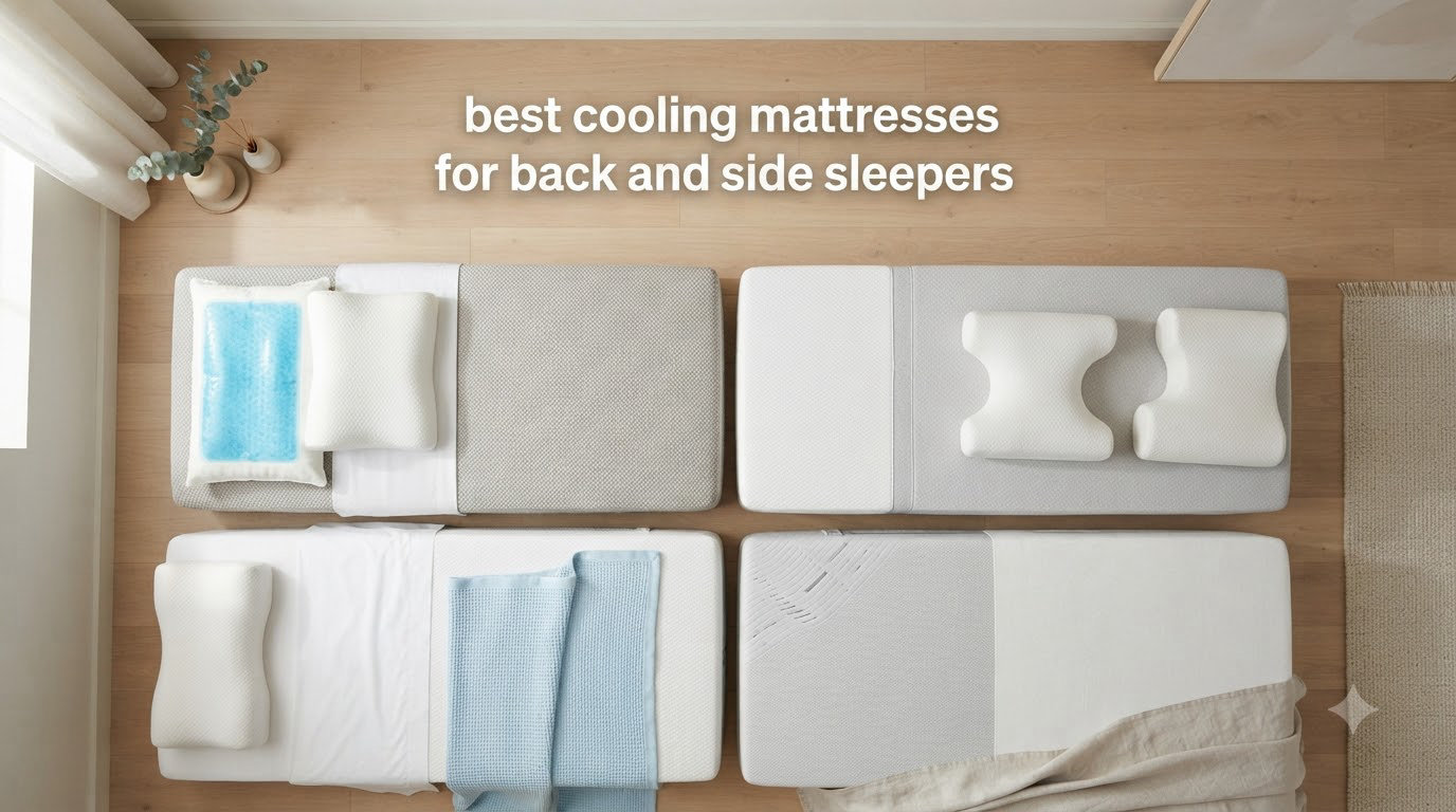 best cooling mattresses for back and side sleepers