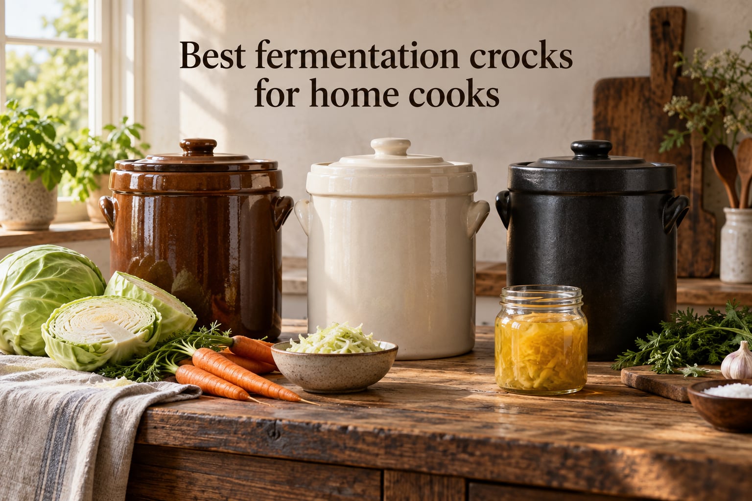 Best fermentation crocks for home cooks