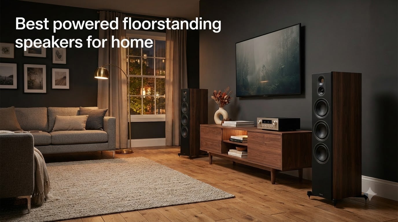Best powered floorstanding speakers for home