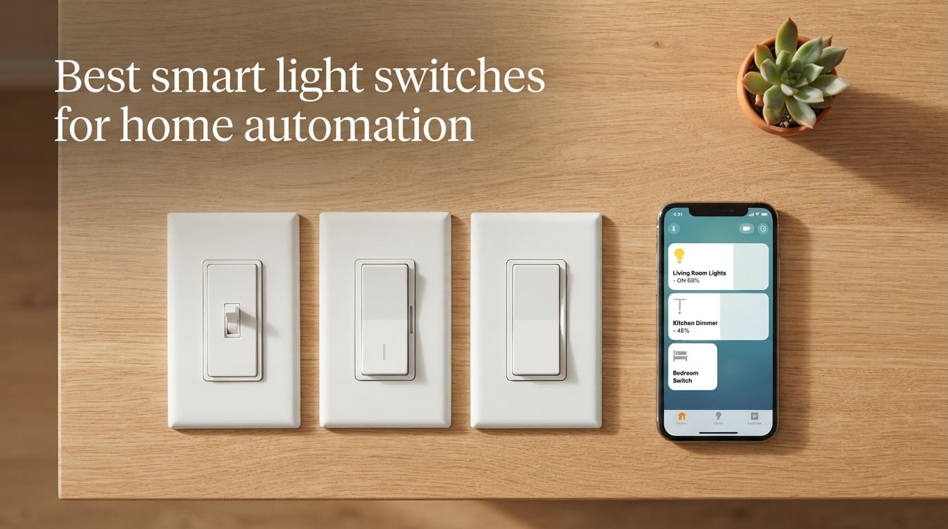Best smart light switches for home automation