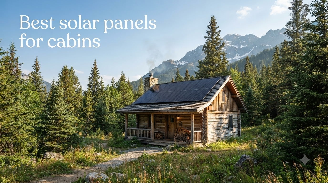 Best solar panels for cabins
