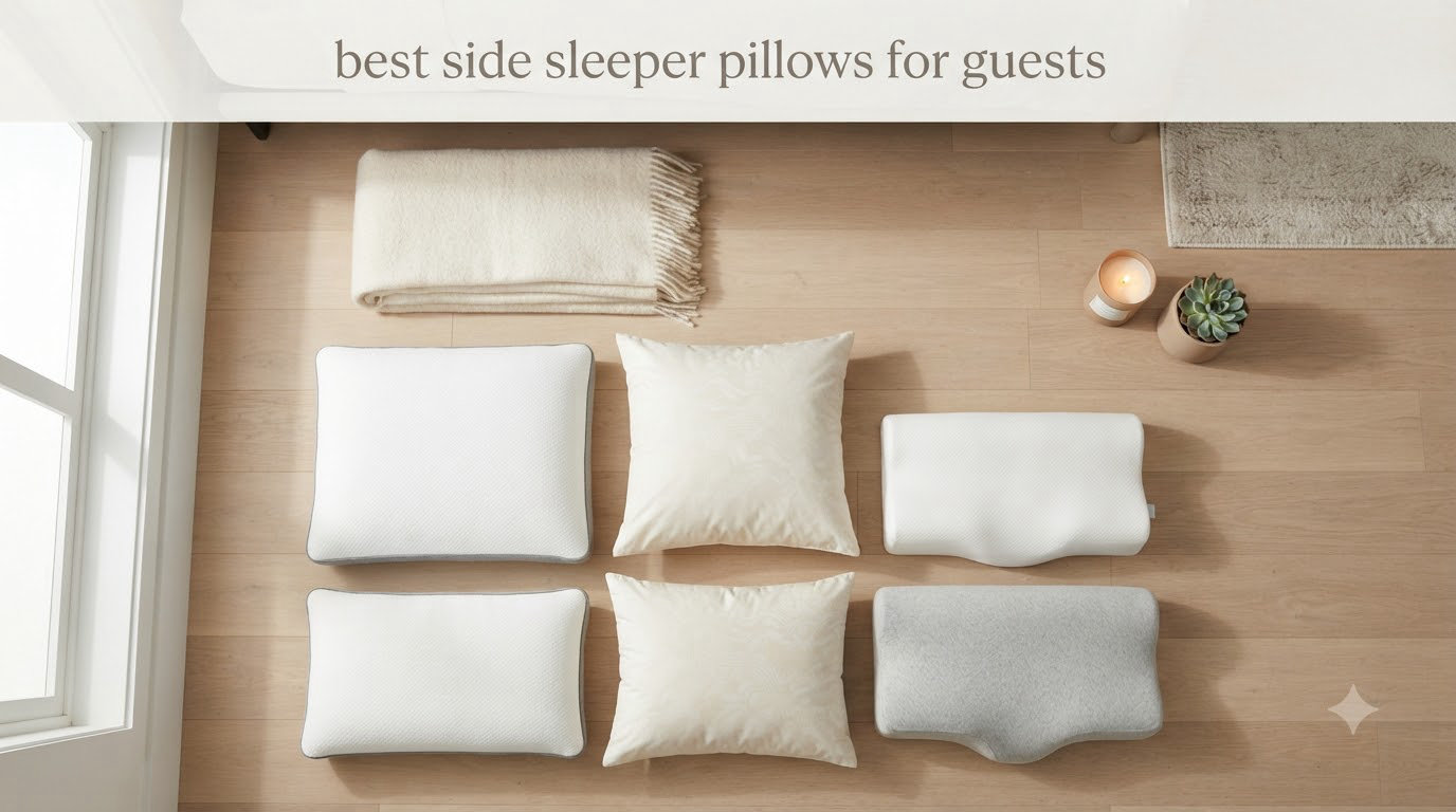 best side sleeper pillows for guests