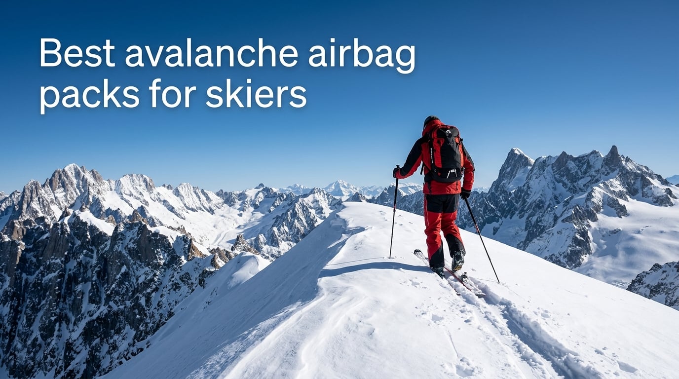 Best avalanche airbag packs for skiers