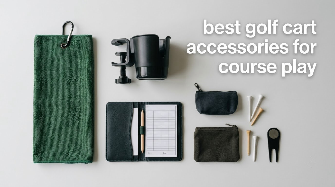 best golf cart accessories for course play