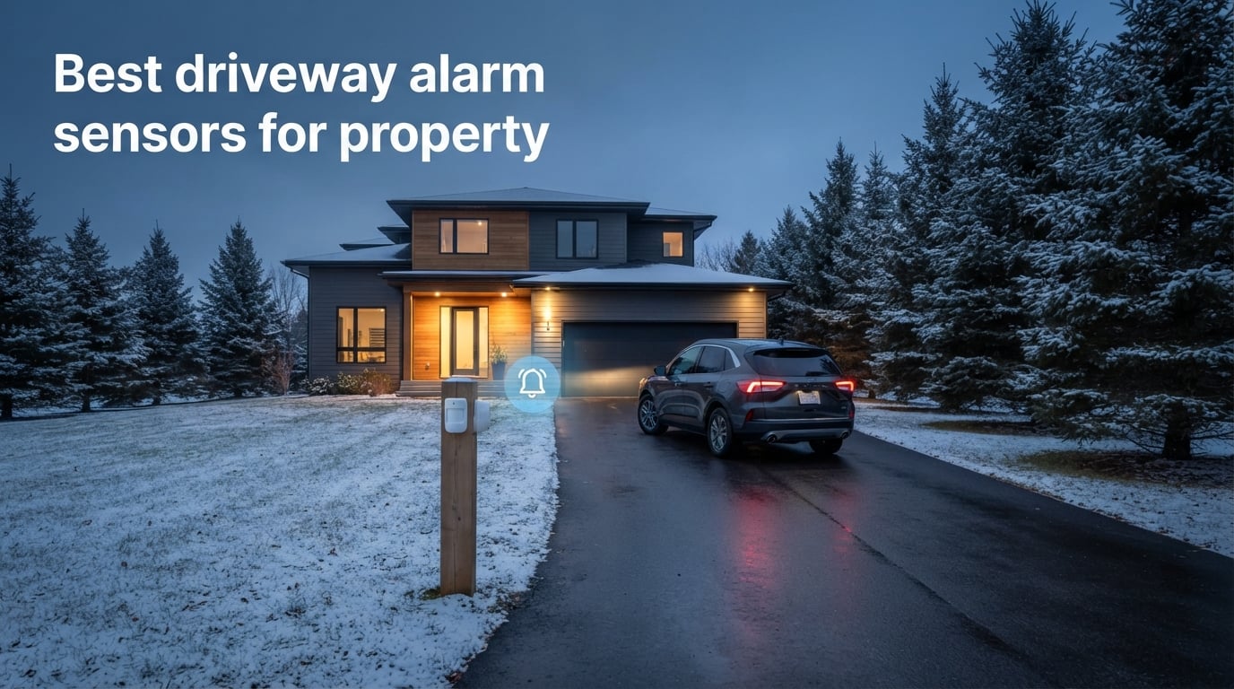 Best driveway alarm sensors for property