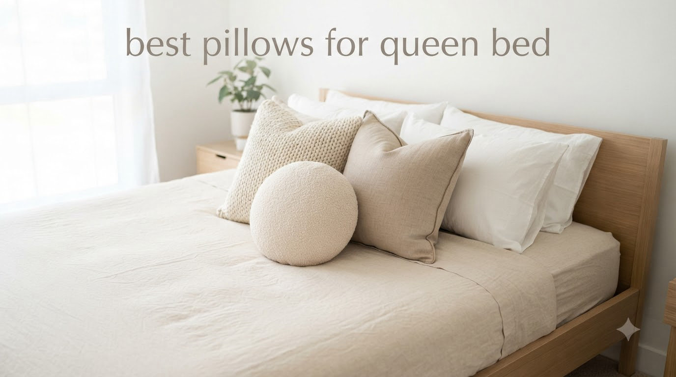 best pillows for queen bed