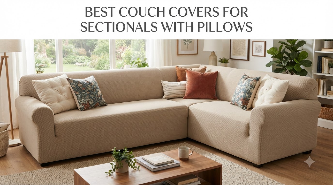 best couch covers for sectionals with pillows