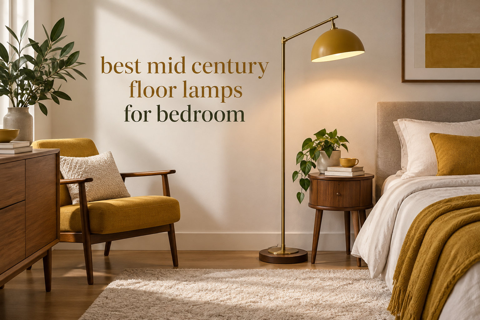 best mid century floor lamps for bedroom