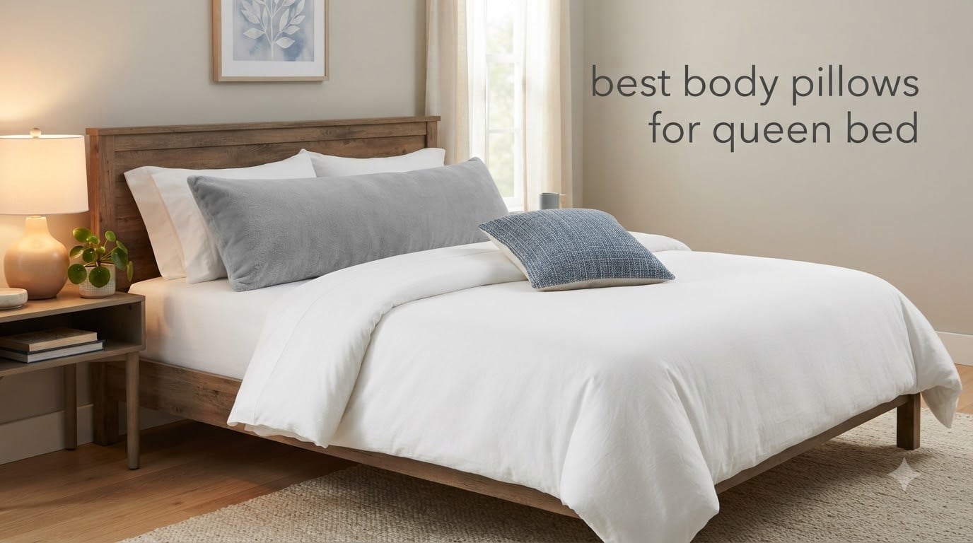 best body pillows for queen bed
