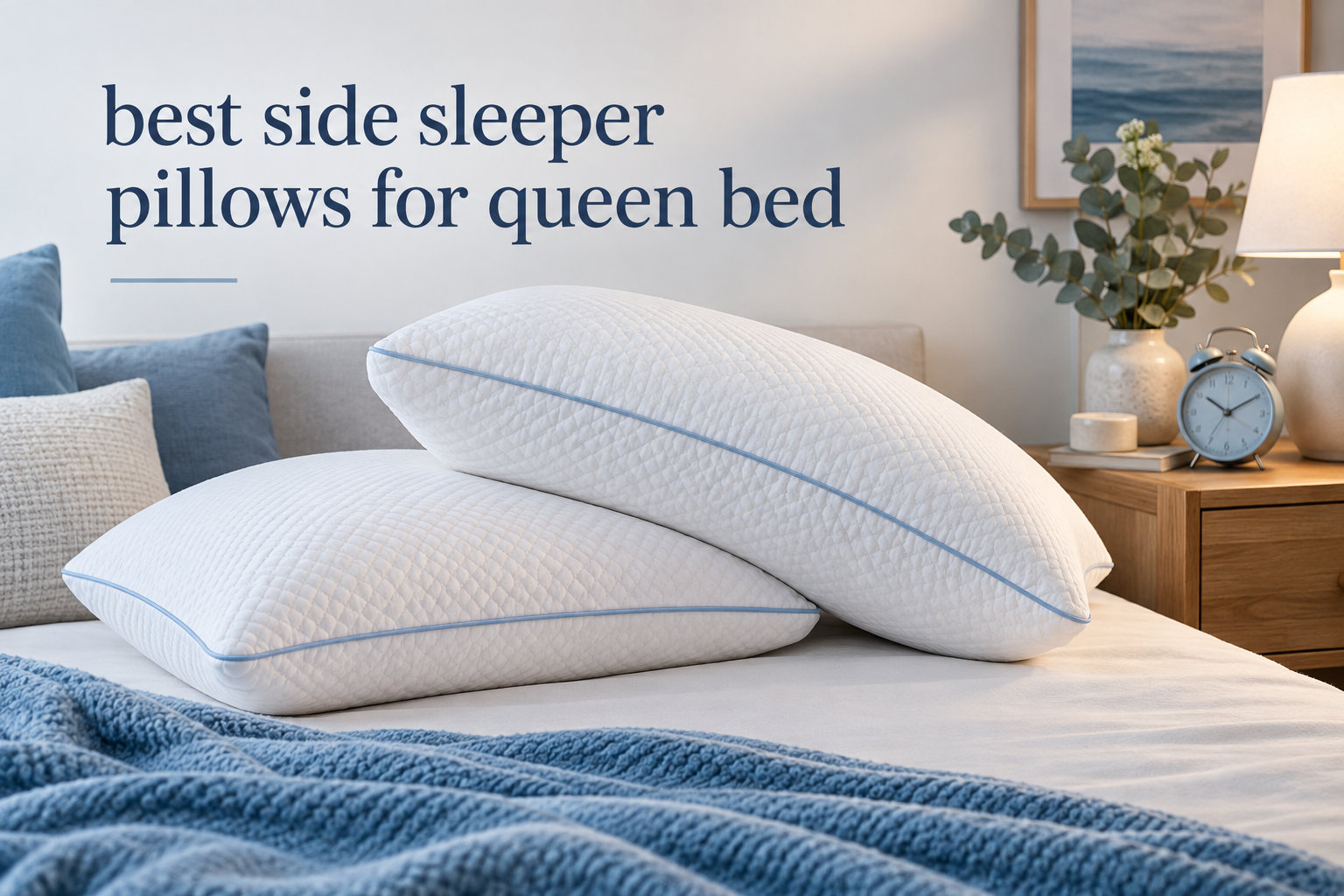 best side sleeper pillows for queen bed