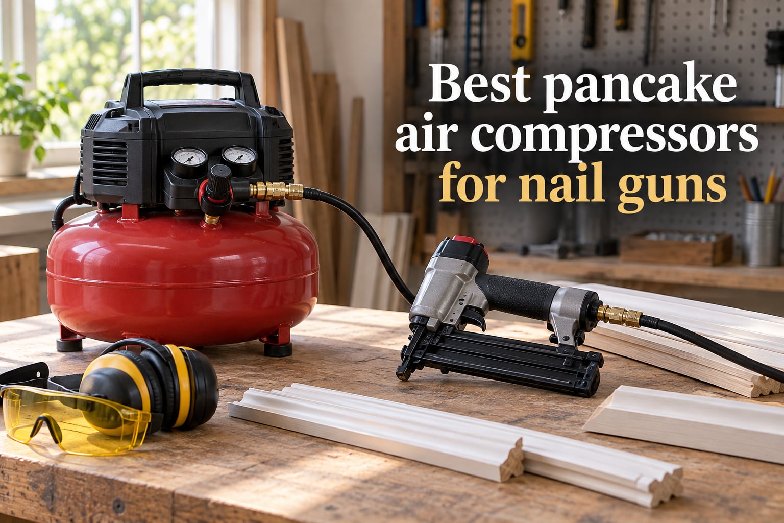 Best pancake air compressors for nail guns