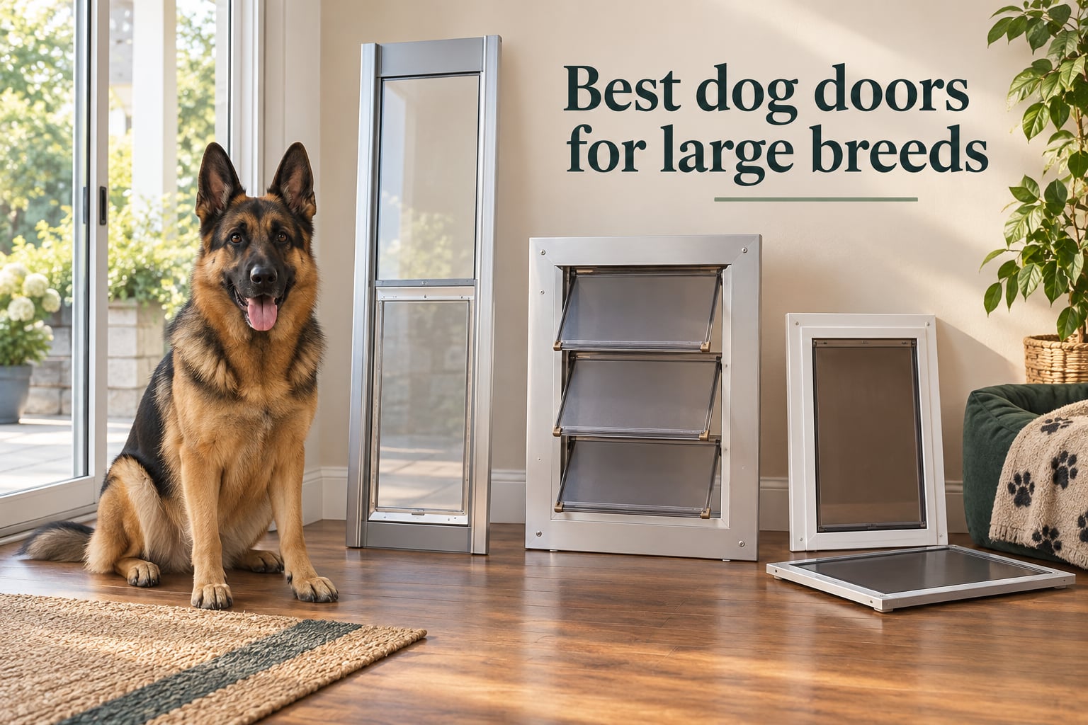 Best dog doors for large breeds